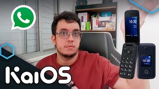 Um celular barato com WhatsApp Conheça o KaiOS [upl. by Monagan502]