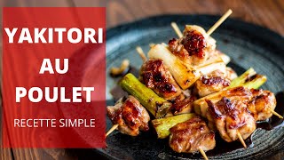 BROCHETTE YAKITORI POULET Sauce maison  Recette japonaise  Yakitori NEGIMA [upl. by Aliuqa]