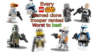 Every named Lego Clone trooper ranked Worst to Best [upl. by Nioe]