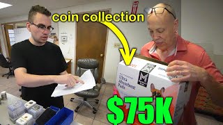 We Bought ALL Of His Coins for 75000 Coin Collection Purchase [upl. by Atilrak]