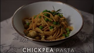 Quick Chickpea Pasta Tutorial l Vegetarian Easy WFPB [upl. by Hervey]