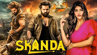 Ram Pothinenis  SKANDA  New Released South Indian Movie In Hindi 2024  Sreeleela  Action Movie [upl. by Flip516]