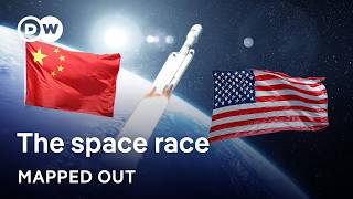 China or the US Who is winning the new space race  Mapped Out [upl. by Socrates]