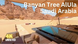 Luxury Desert Villa At Banyan Tree Alula Saudi Arabia’s Most Exclusive Resort With Private Pool [upl. by Nodab9]