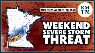 Multiple chances for severe storms SaturdayMonday in Minnesota [upl. by Ardua592]