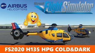 MSFS 2020 FRTUTORIEL AIRBUS H135 de HPG démarrage rapide en Français [upl. by Lesirg]