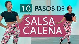 Aprende estos pasos de SALSA CALEÑA 🔥¡¡100 recomendado ✅ [upl. by Legir]