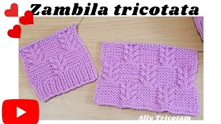 Zambila tricotata Узор гиацинт Knitting easy model hyacinths [upl. by Sorce]