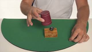 Problema Teak Wood Box and Leather Dice Cup [upl. by Acinom]