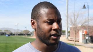 Royals player Lorenzo Cain talks about the start of spring training [upl. by Brita]