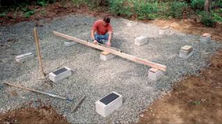 ShedBuilding Methods OnGrade Foundations [upl. by Ahsiyt818]