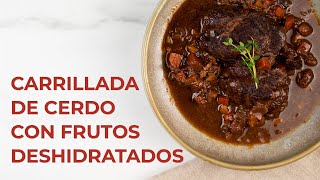 Receta  Carrillada de cerdo con frutos deshidratados [upl. by Mendoza]