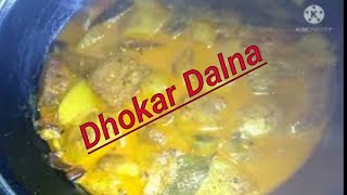 Dhokar Dalna  Famous Bengali Veg Recipe Niramish Dhokar DalnaTalkbaz life [upl. by Nnayr]