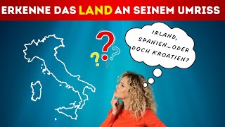 Geheimnisvolle Konturen Welche Länder verbergen sich in diesem Quiz [upl. by Atirma281]