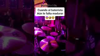 cuando al baterista aun le falta madurar humor rock [upl. by Anaujal]