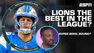 Are the Lions the BEST TEAM IN FOOTBALL 🔥  The Domonique Foxworth Show [upl. by Tomasz537]