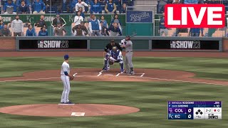 🔴LIVE NOW Kansas City Royals vs Colorado Rockies  Spring Training Feb 27 2024  MLB 24 EN VIVO [upl. by Nilek]