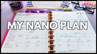 My NanoWriMo Plan ✨ NANOWRIMO DIARIES DAY 2 VLOG [upl. by Yorker581]