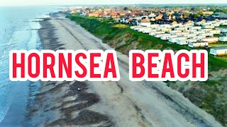 HORNSEA BEACH USING DRONE beapick hornsea beach drone [upl. by Leinad674]