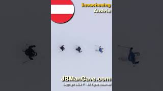 SNOWSHOEING in AUSTRIA JBManCavecom Shorts [upl. by Yrgoerg]