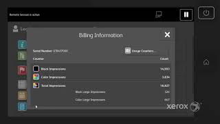 Xerox® AltaLink® C8070 Family Billing and Usage Meters No Audio [upl. by Arit794]