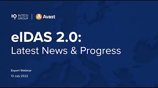 eIDAS 20 Latest News amp Progress [upl. by Alf925]