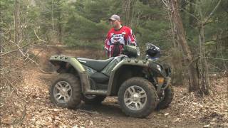 Dirt Trax Test Rides 2009 Polaris Sportsman XP EPS [upl. by Zannini]