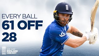 🤩 61 off 28 Balls  Phil Salt Batting Power Hitting  England v Ireland ODI 2023 [upl. by Attennot705]