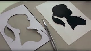 Silhouette artist a master at paper cuts [upl. by Trever]