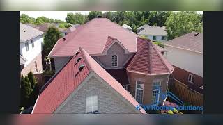 Malarkey shingle products and one Red Certainteed shingle roof [upl. by Shutz]