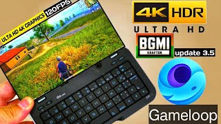 4k ULTRA HDR BGMI 35 GAMELOOP PC EMULATOR  Bgmi 35 ultra HDR 120fps in Gameloop emulator The5911 [upl. by Eleon465]