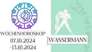 ♒ Wochenhoroskop  Wassermann  0710131024  KW 412024 [upl. by Brunell581]