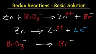 How To Balance Redox Equations In Basic Solution [upl. by Eusadnilem]