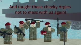 Battle of the FalklandsFalkland War Song [upl. by Aiekan]