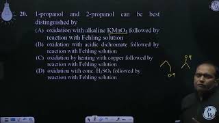 1propanol and 2propanol can be best distinguished by [upl. by Ynohtnaed438]