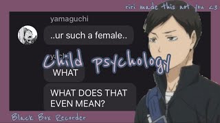 ennoshita angst • child psychology  haikyuu texts [upl. by Dlaregztif]