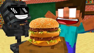 Monster School  COOKING CHALLENGE 4  Minecraft Animation [upl. by Nonnahc]