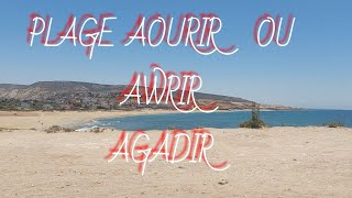 AGADIR AOURIR OU AWRIR PLAGE شاطئ أورير اكادير [upl. by Ferrick]