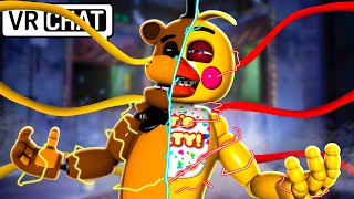 Freddy and Toy Chica FUSE TOGETHER in VRCHAT [upl. by Kirbie]