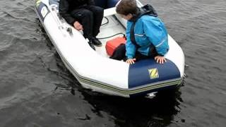 Eerste keer varen met de Zodiac [upl. by Eidac]