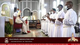 DIACONATE ORDINATION 2021  ONITSHA ARCHDIOCESE [upl. by Llemar]