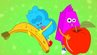 Apples and Banana Song for Kids Nursery Rhymes And Baby Songs [upl. by Ylrebma]