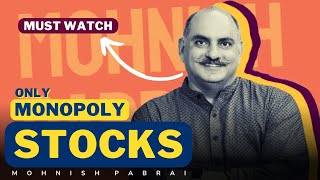 How to Identify Monopoly Stocks to Invest  Mohnish Pabrai  Investment  Stock Market [upl. by Eiclud]