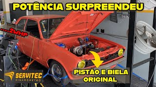 Chevette ohc turbo surpreendeu no dinamômetro servitec [upl. by Madian]