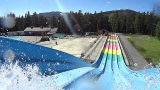 4 Lane Racer Water Slide at Bø Sommarland [upl. by Stockwell436]