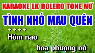 Karaoke Liên Khúc Tình Nhỏ Mau Quên Nhạc Sống Khánh My  Tone Nữ Dễ Hát Nhất [upl. by Boothman]