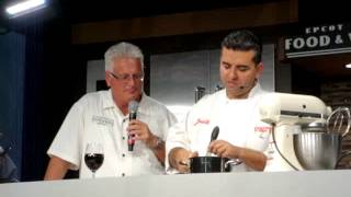 Buddy Valastro  The Cake Boss at Epcot Food and Wine Festival 2012 [upl. by Lenor]