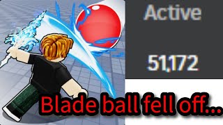 PLAYING ROBLOX BLADE BALL [upl. by Zobkiw301]