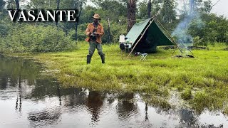 ACAMPAMENTO na VASANTE do RIO pegar PEIXE no LEITO agora já não é tão FÁCIL quanto parece CHUVARADAS [upl. by Ethbin]