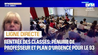 Des moyens suffisants dans les établissements scolaires en SeineSaintDenis [upl. by Baxie]